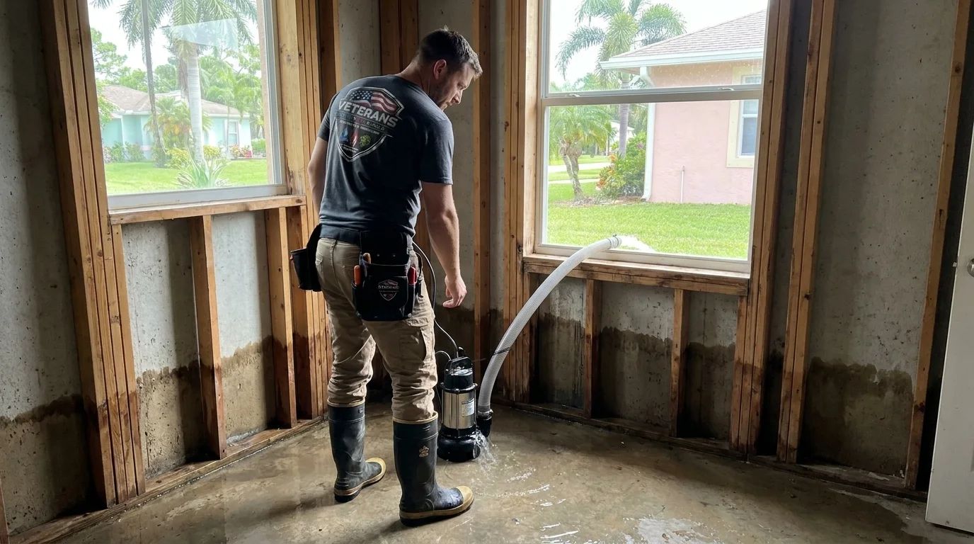 Basement Flooding Cleanup